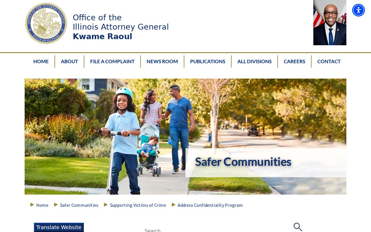 Kane County residents directory Illinois Address Confidentiality Program